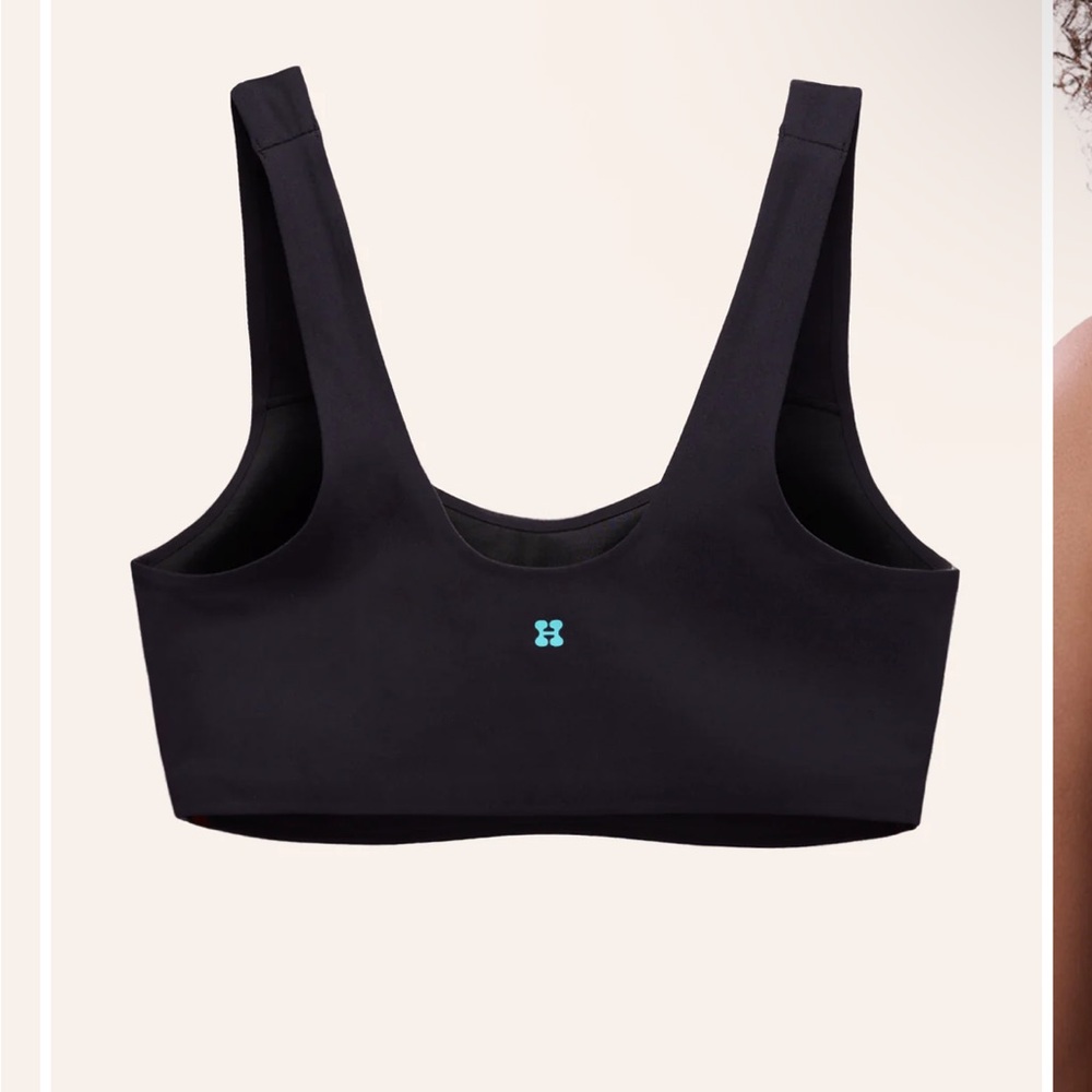 Black Full-Coverage Bra - image 2